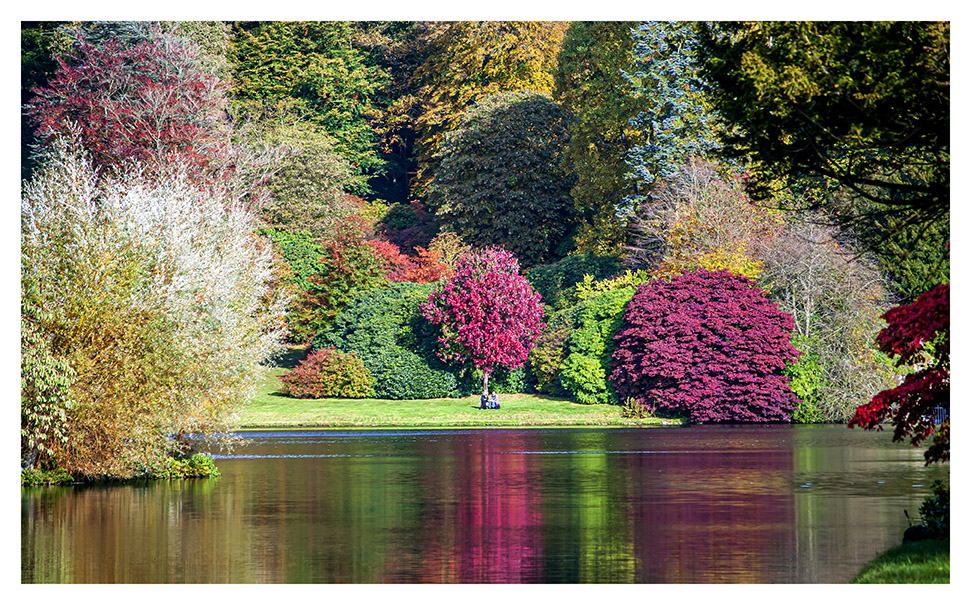 All the photographs were taken in just two locations, Pittville Park and Stourhead. The music is from my American FB friends ‘2002’ with young Sarah Copus singing a beautiful Celtic song entitled ‘Little Bird’…